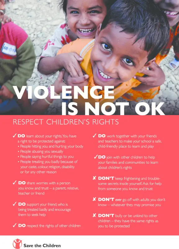 Don&#8217;t let the child become violent