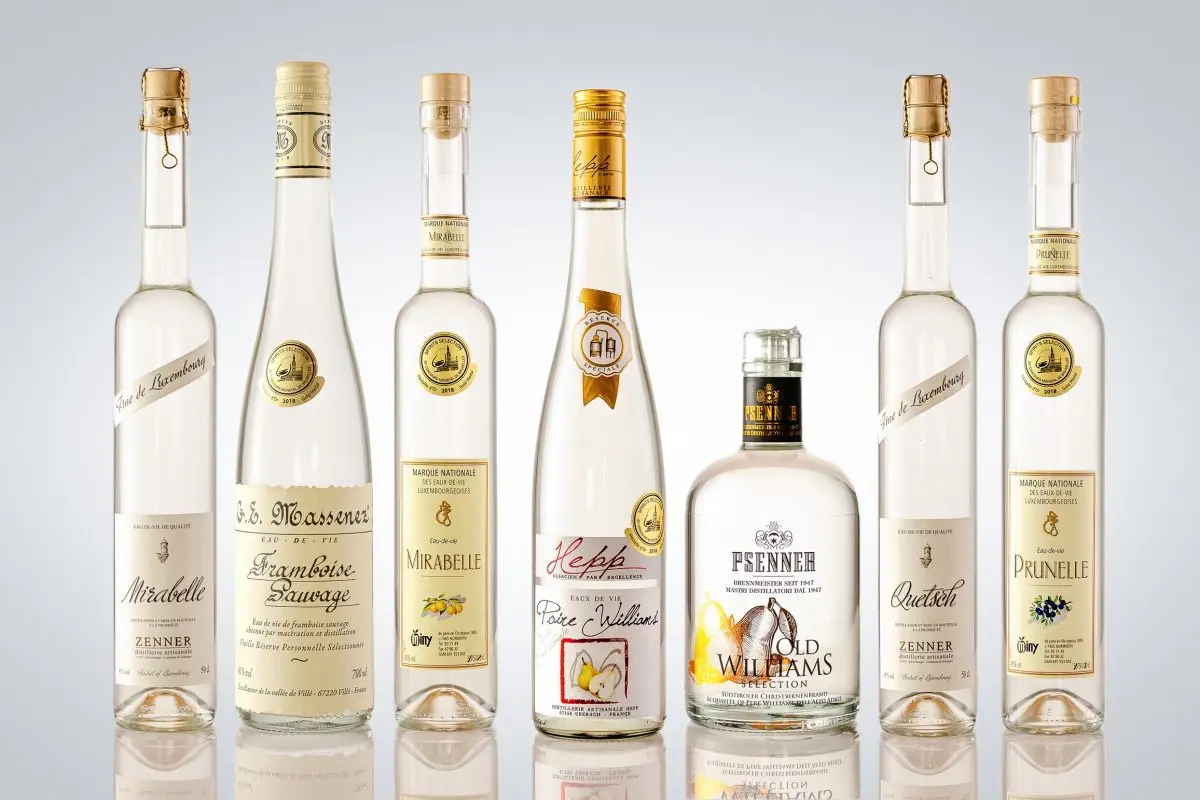 Eau de vie &#8211; fruit brandy from Alsace