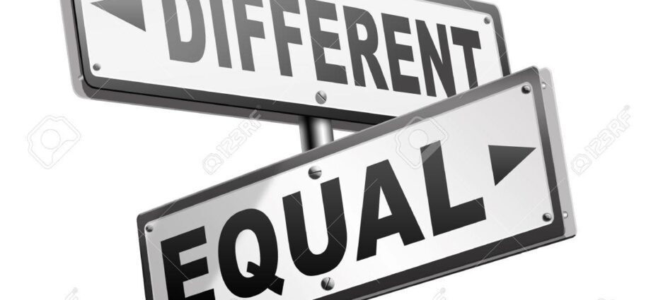 Equal or different?