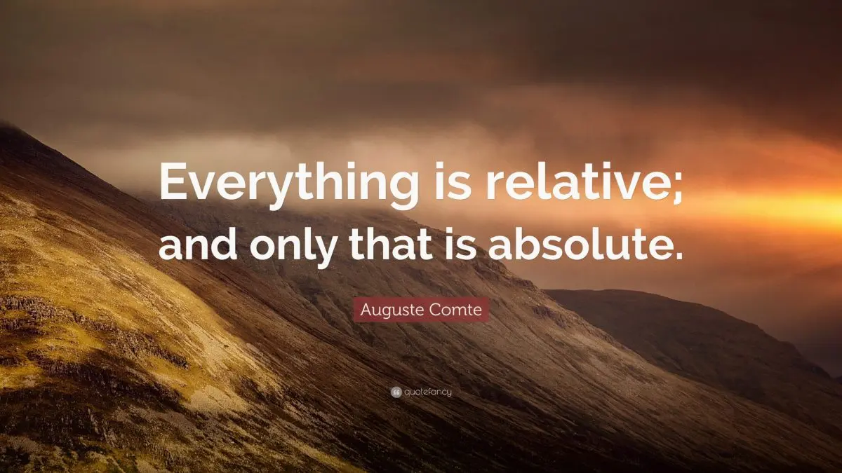Everything is relative