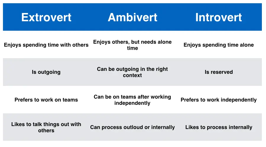 Extrovert? An introvert? Ambivert!