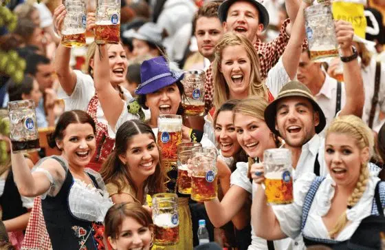 Famous beer festivals in Germany, the Czech Republic and Russia