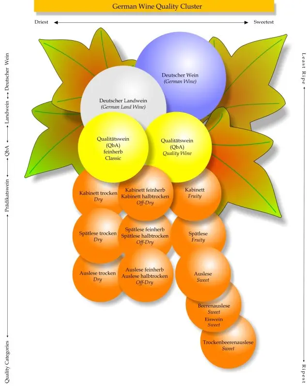 Features of German wines (Deutschen wines)