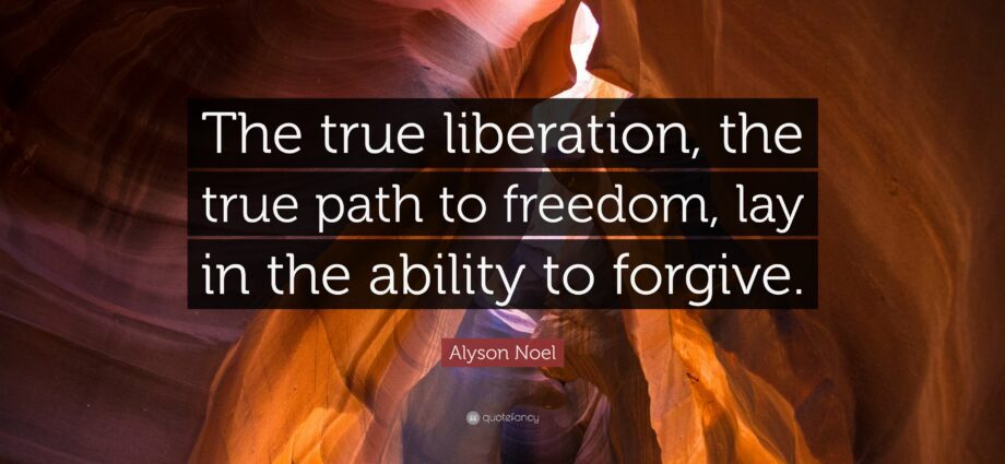 Forgiveness as a Path to Liberation