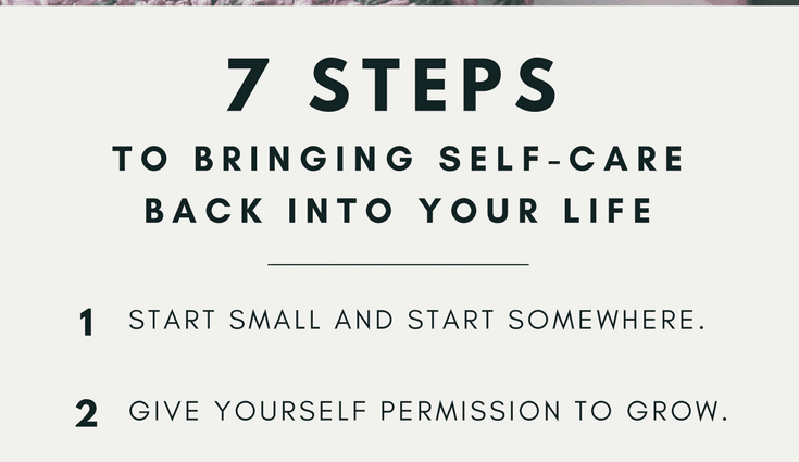 Four ways to get back to yourself