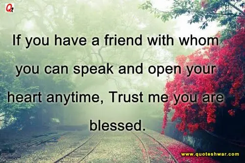 Friendship: who can I trust and open up to?