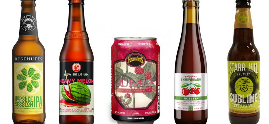 Fruit beer: an overview of 5 brands