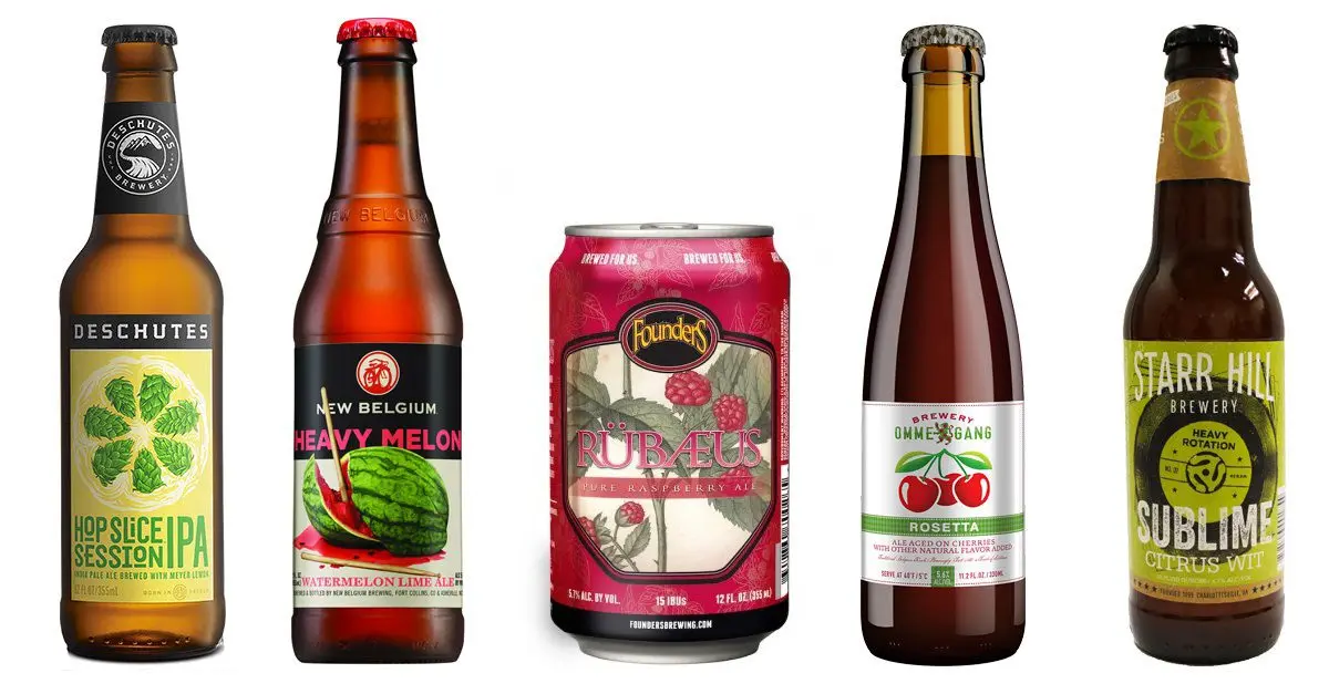 Fruit beer: an overview of 5 brands