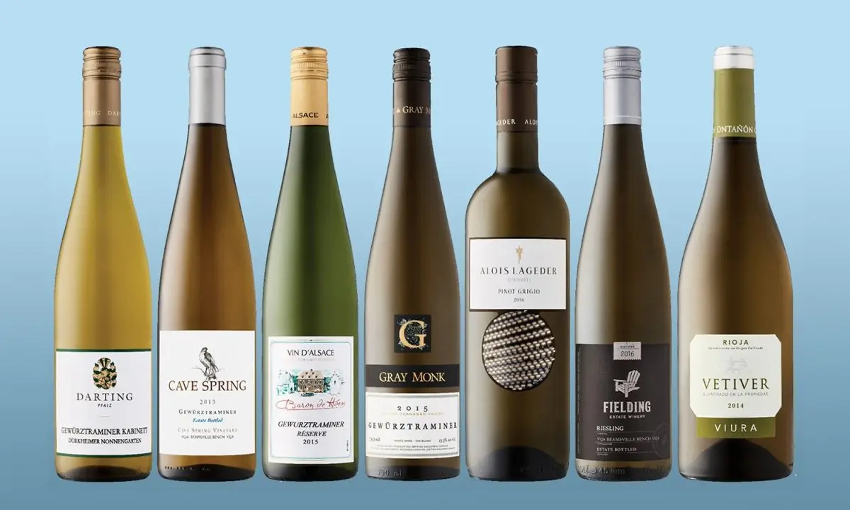 Gewurztraminer is an aromatic white wine from Alsace