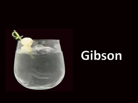 Gibson cocktail recipe