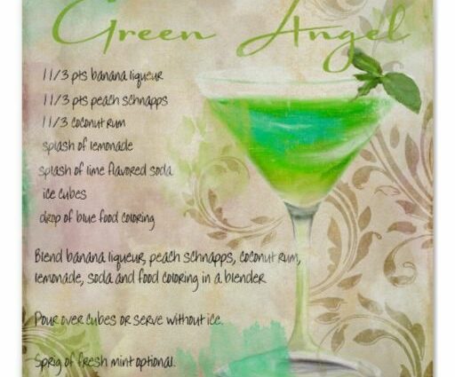 Green Angel cocktail recipe