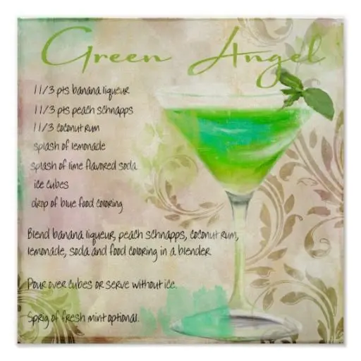 Green Angel cocktail recipe