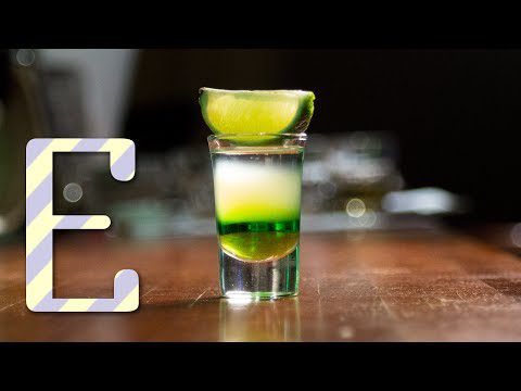 Green Mexican cocktail recipe