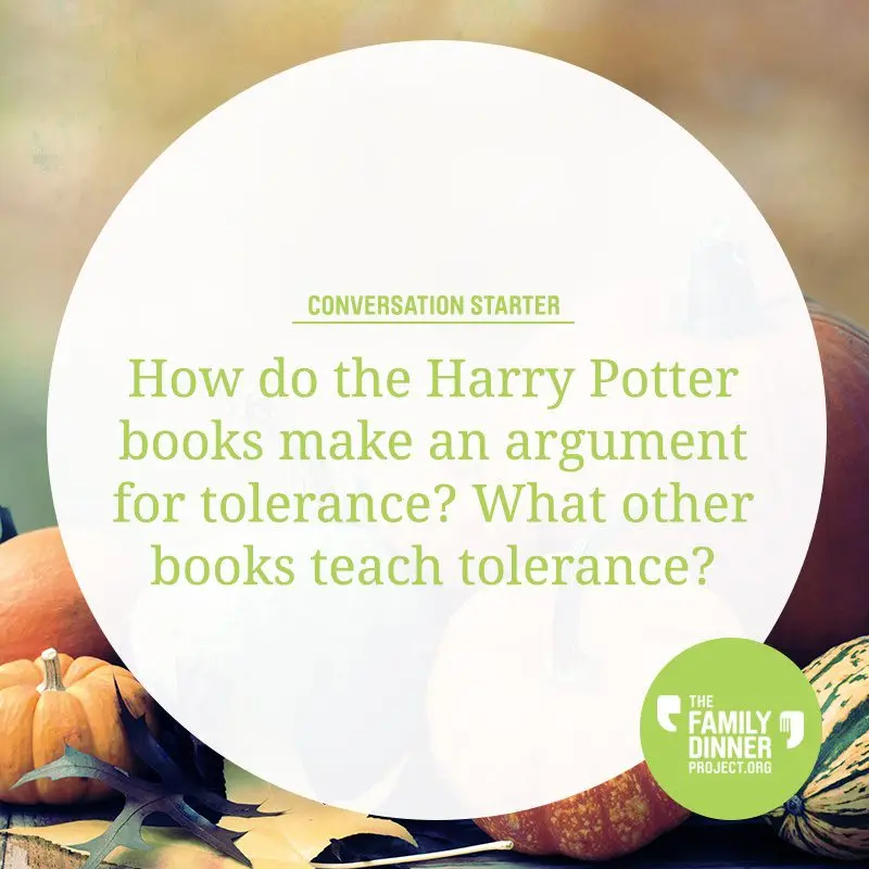 Harry Potter books teach tolerance