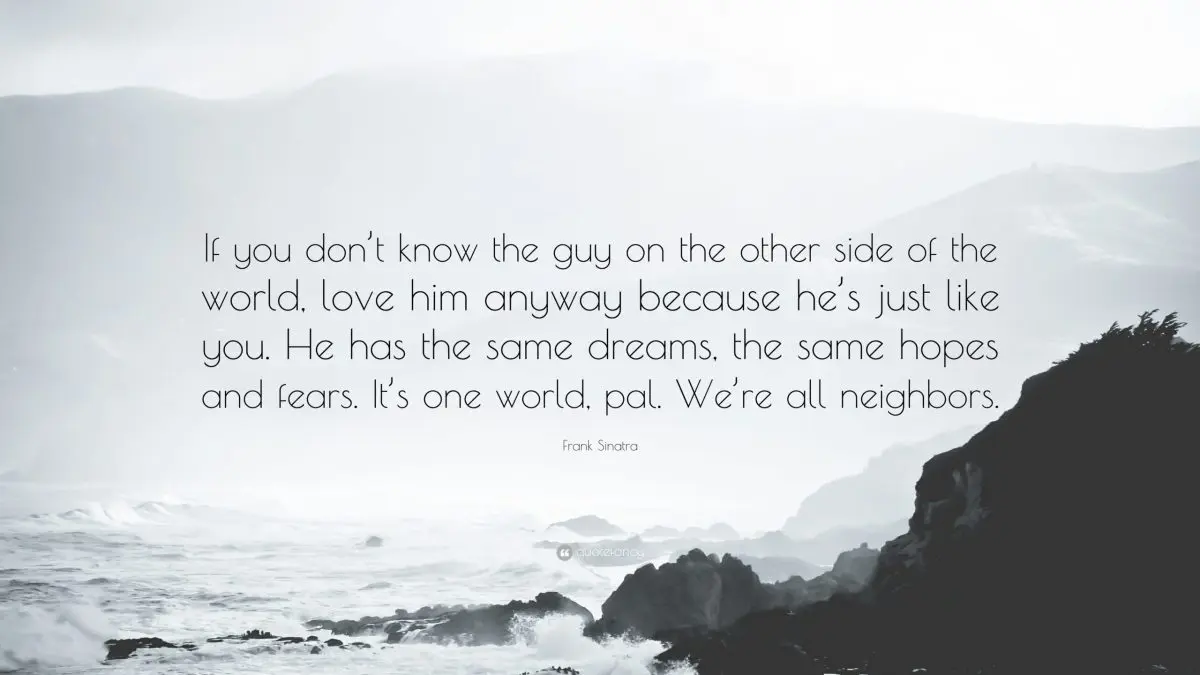 He lives in the same dreams