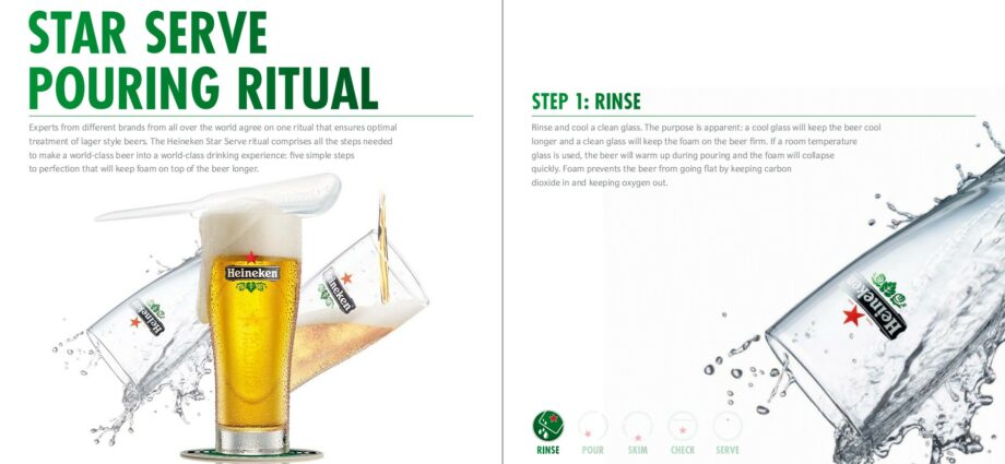 Heineken Star Serve. The art of pouring. Without Borders.