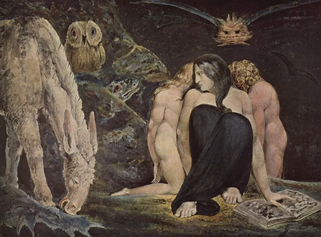 &#8220;Hekate&#8221; by William Blake: what does this picture tell me?