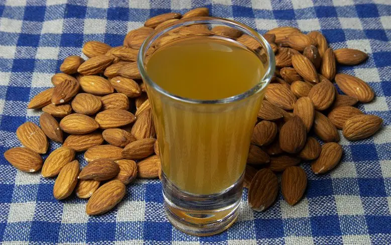 Homemade almond tincture