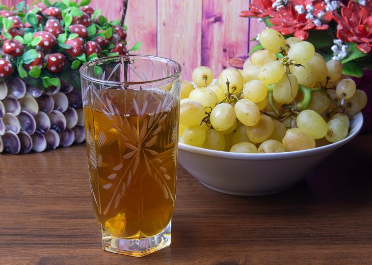 Homemade berry wine vinegar or homemade wine (red and white)