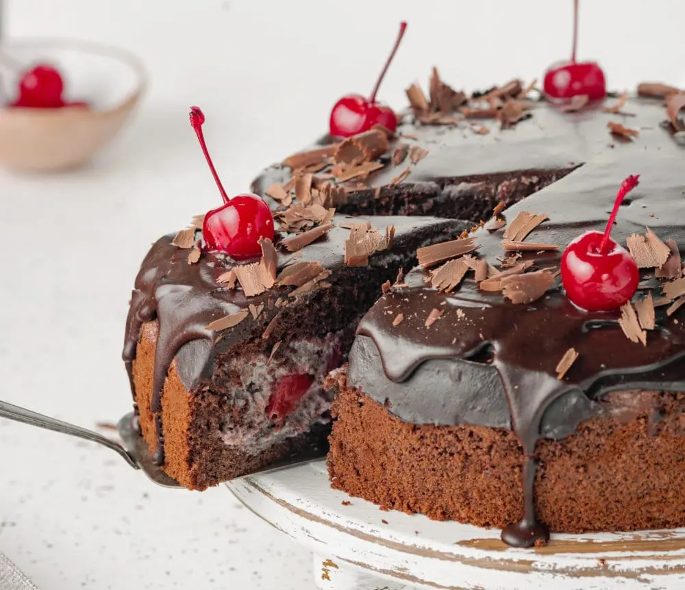 Homemade cake &#8220;Drunken Cherry&#8221;