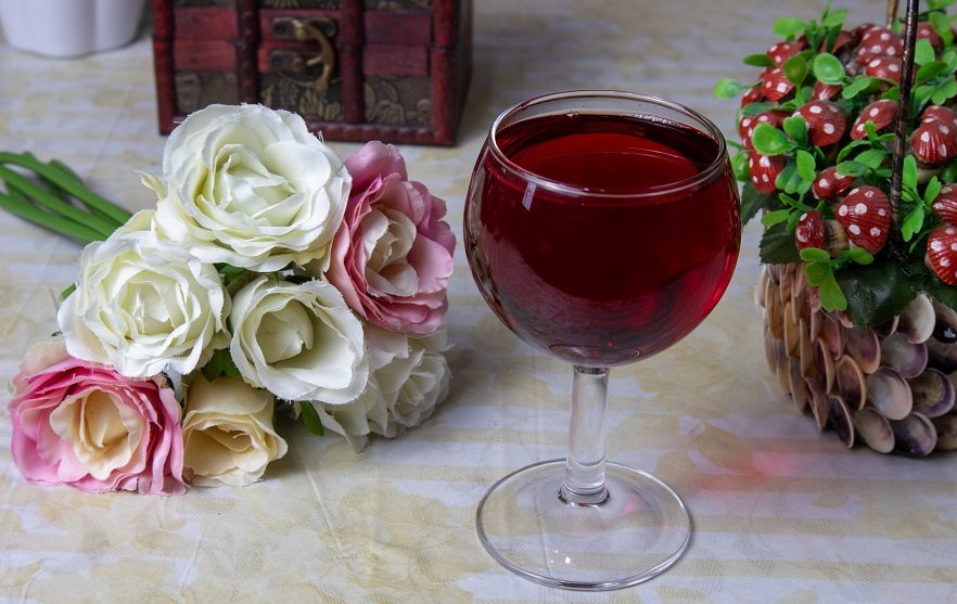 Homemade dogwood wine