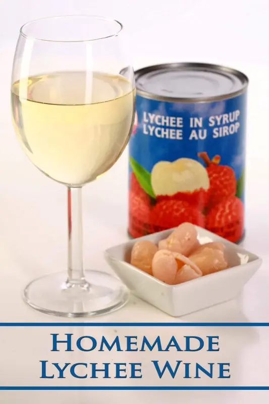 Homemade lychee wine