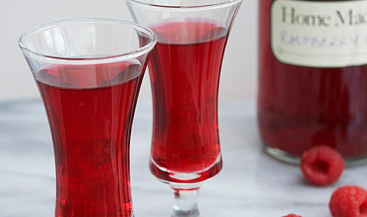 Homemade Raspberry Gin