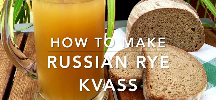 Homemade Russian bread kvass &#8211; a recipe for yeast and sourdough