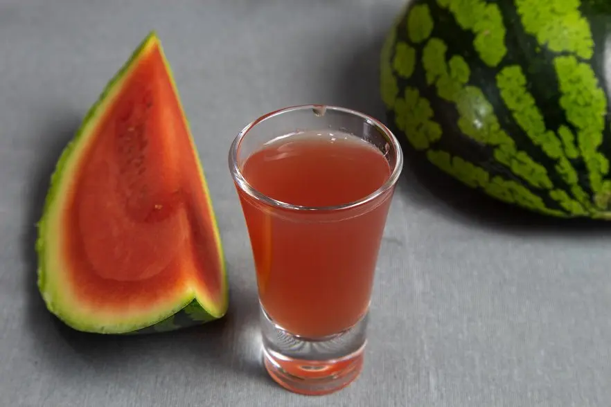 Homemade watermelon tincture