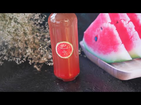 Homemade watermelon tincture