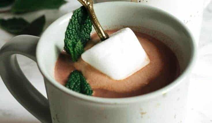 Hot Chocolate with Mint cocktail recipe