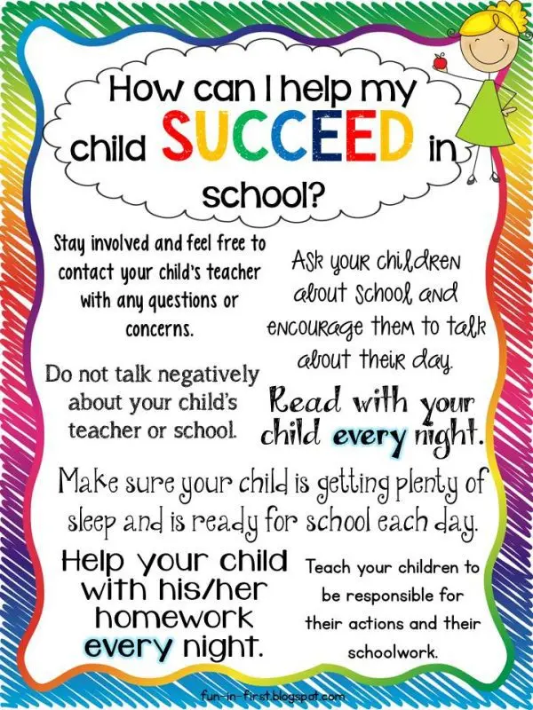 How can you help your child succeed?