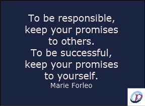 How do you keep promises to yourself? 7 hints