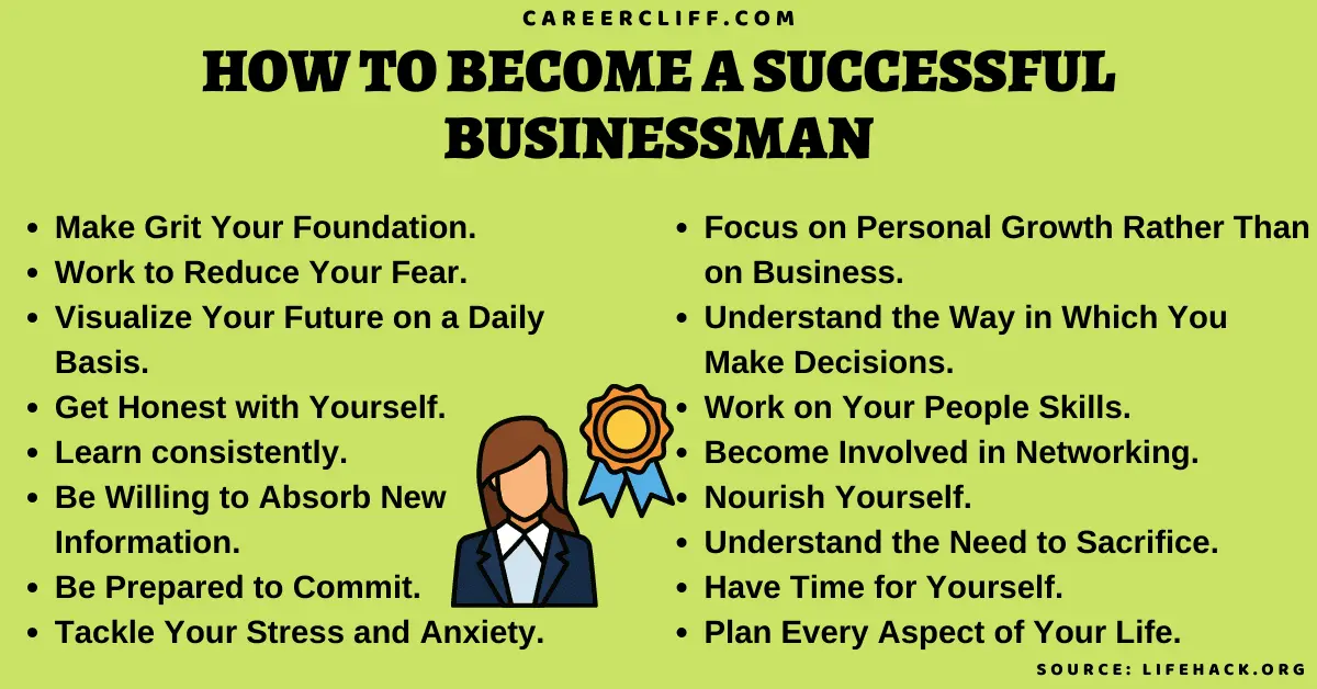 How to become a successful businessman