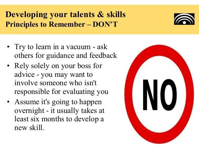 How to develop your talent