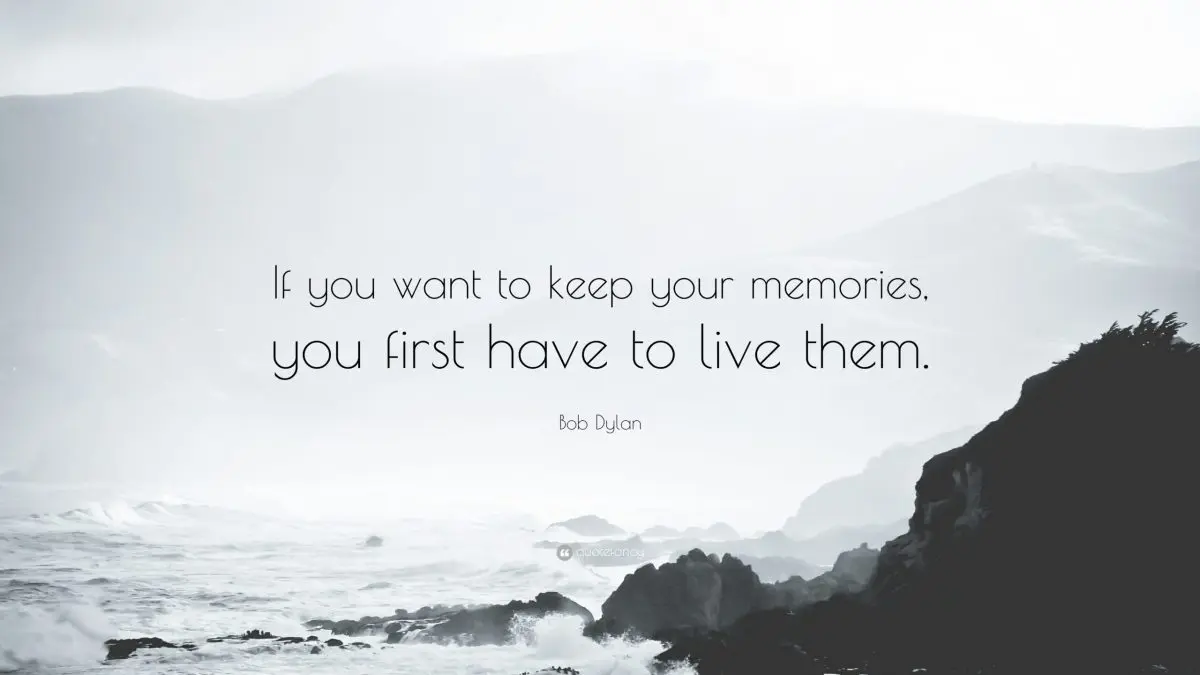 How to keep your memories