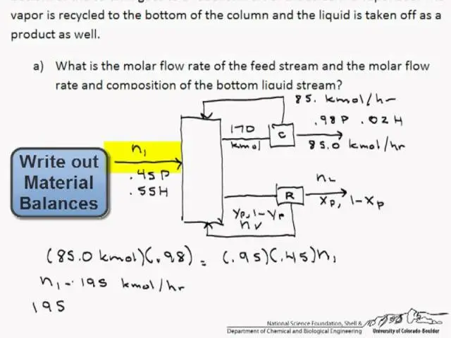 How to make a distillation column &#8211; calculation of system parameters