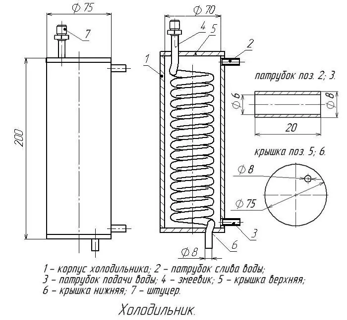 How to make moonshine at home &#8211; instructions and drawings