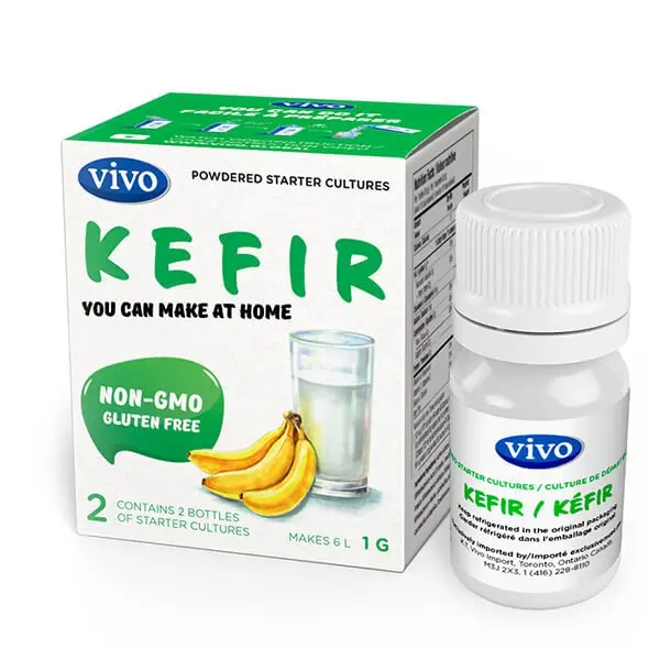 How to make real kefir with VIVO starter cultures