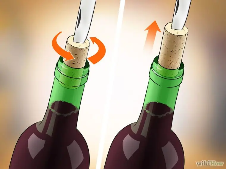 How to open wine without a corkscrew in nature: 9 ways