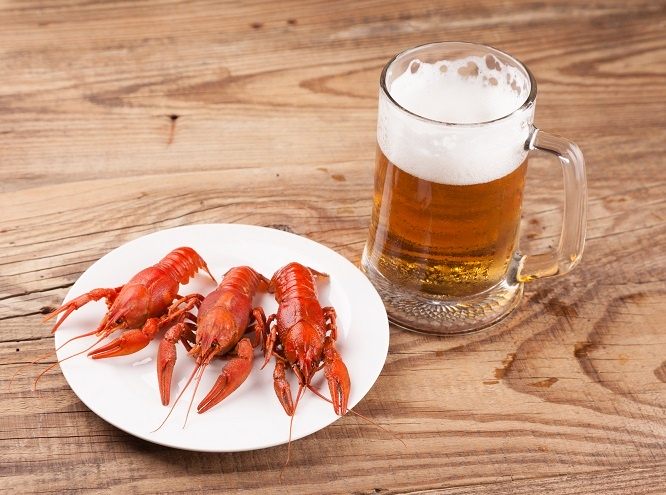 How to properly prepare crayfish for beer