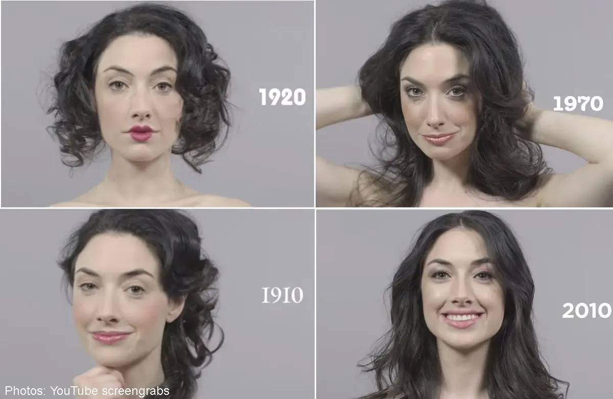 How women&#8217;s beauty standards have changed in advertising of famous brands