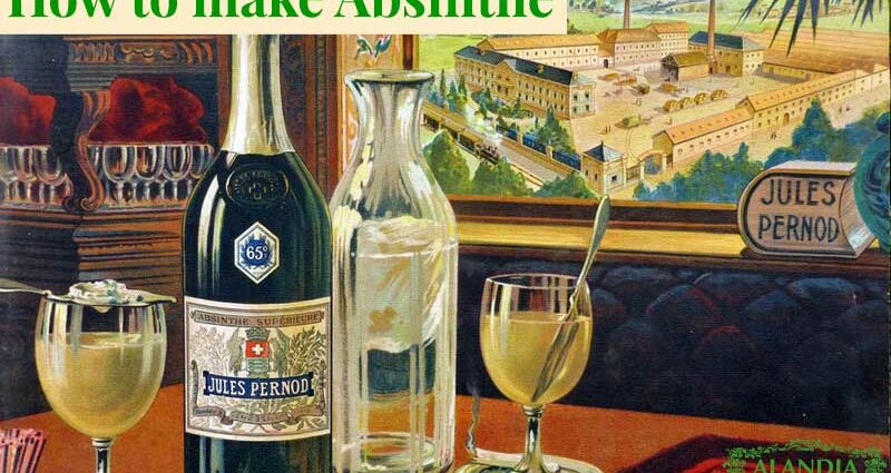 I made fragrant homemade absinthe for 500 rubles from an old moonshine that I found in a closet: I share the recipe