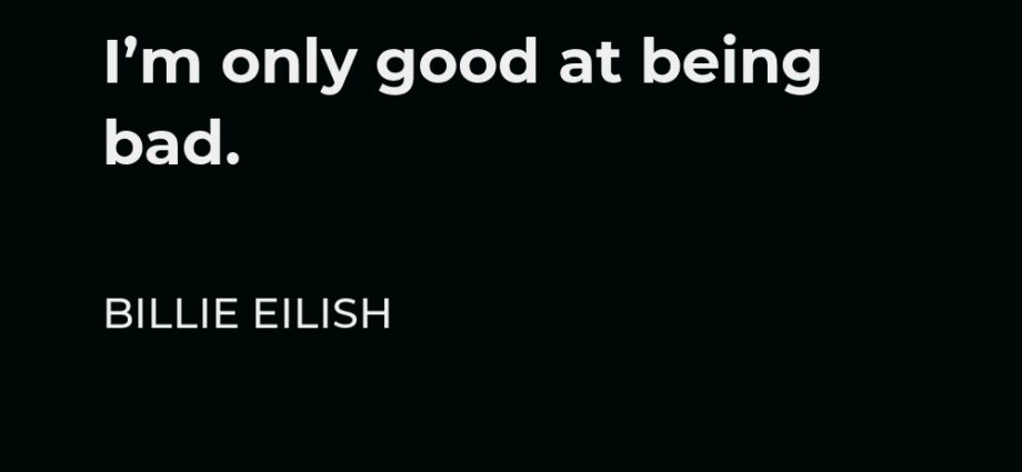 I&#8217;m only good when I&#8217;m alone