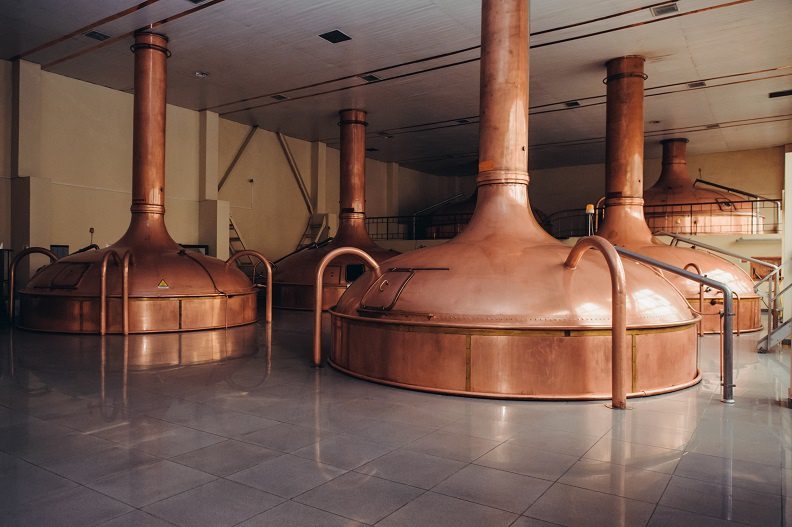 Industrial technology for the production of beer