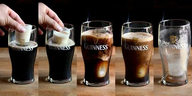 Irish car bomb (Irish car bomb) &#8211; an explosive cocktail with dark beer