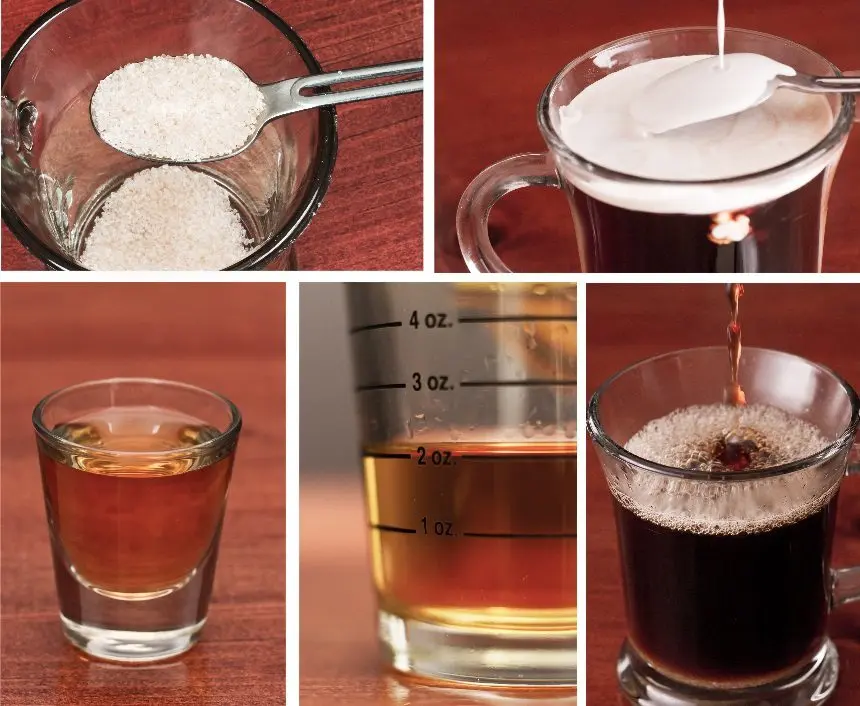 Irish coffee (Irish coffee) &#8211; a warming cocktail with whiskey