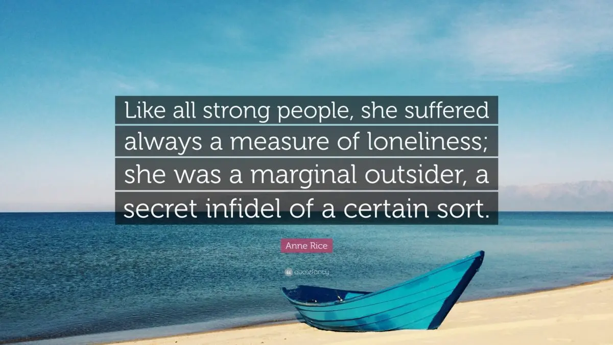 Is loneliness always a coincidence?