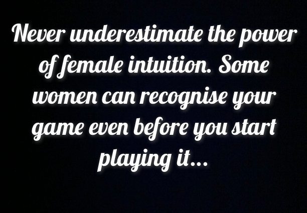 Is there a female intuition?