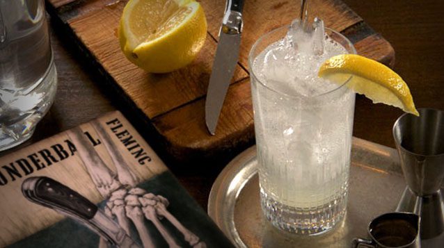 James Bond cocktails in movies and books